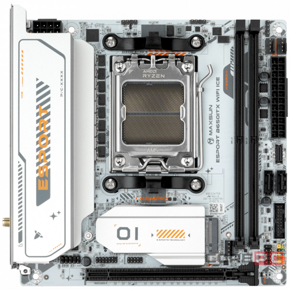 Материнская плата MaxSun MS-eSport B650ITX WIFI ICE (6940709661185)