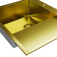 Кухонная мойка MIXLINE 552924, Врезная, цвет золото