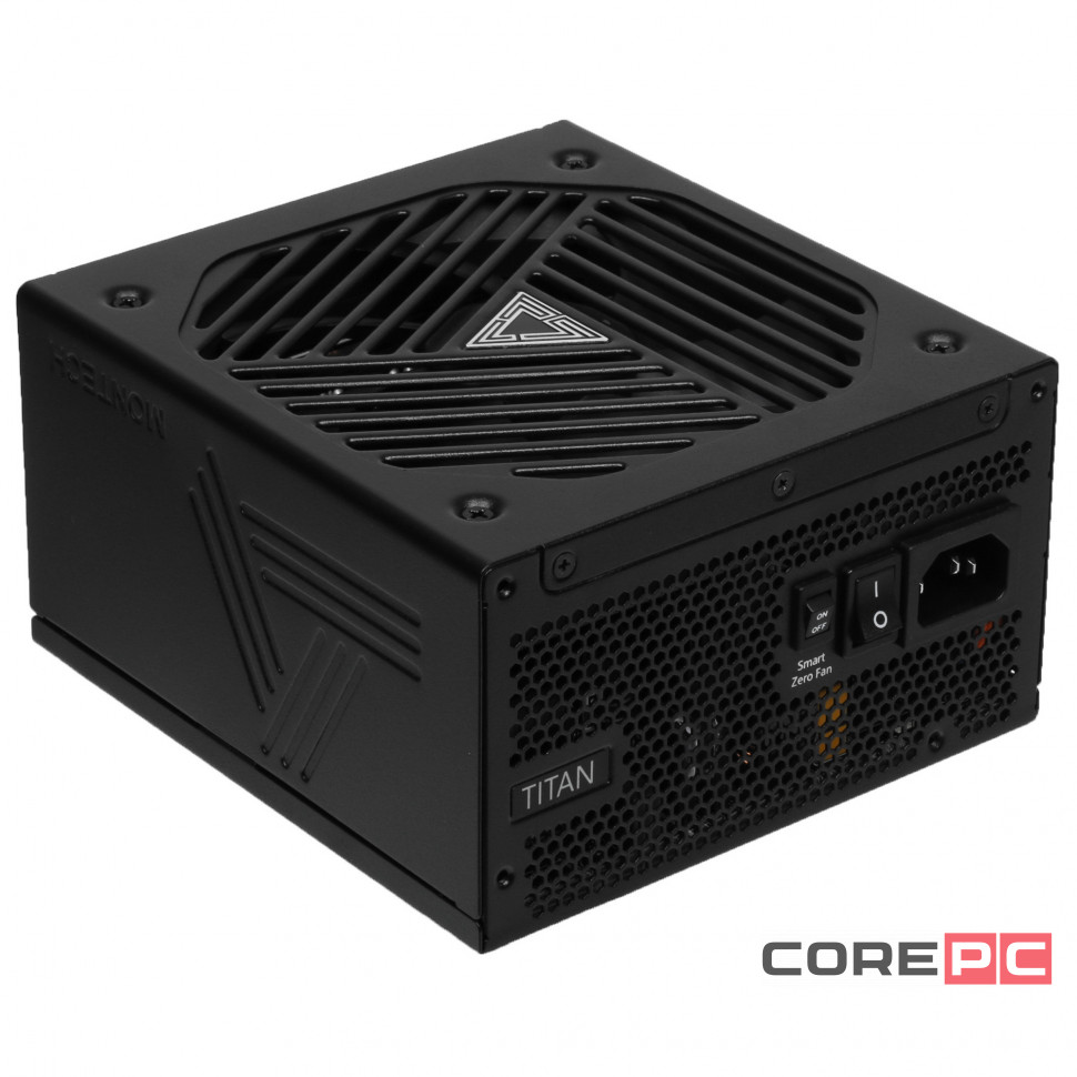 Блок питания Montech 850W TITAN GOLD Black (TIS0124) 16 Pin (PCIe 5.0 Connector Cable Details)