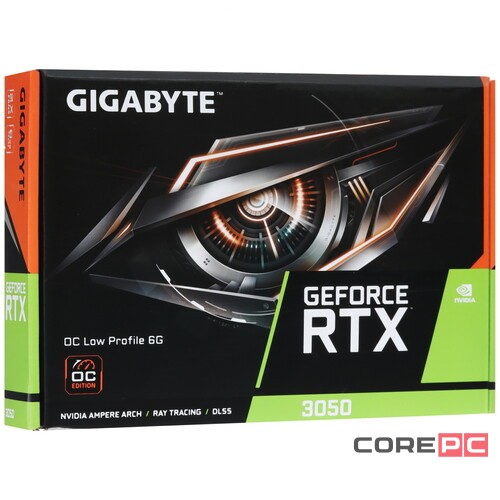 Видеокарта Gigabyte (GV-N3050OC-6GL) GeForce RTX 3050 6GB OC