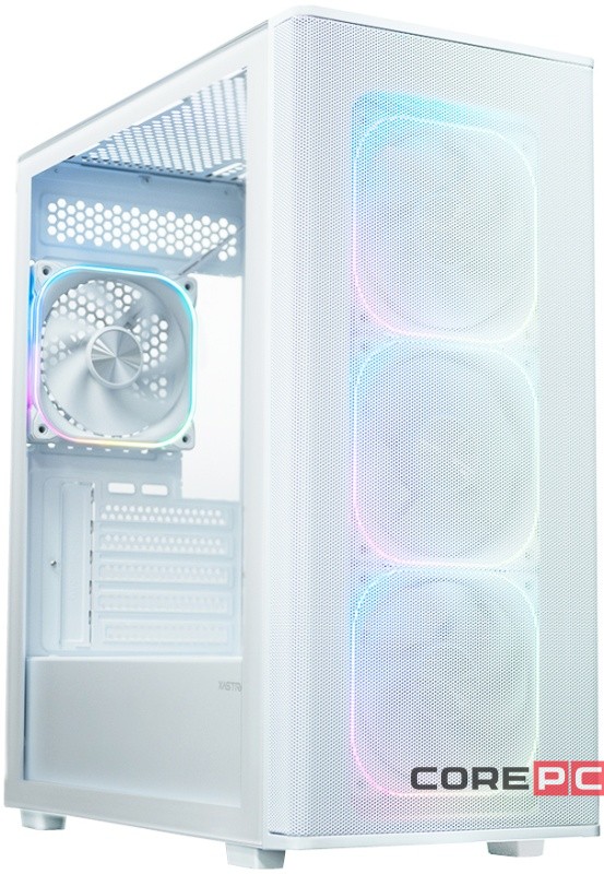 Компьютерный корпус XASTRA A300M 4ARGB-C6 WH TG White (A300M-4FG12A-C6-WH)