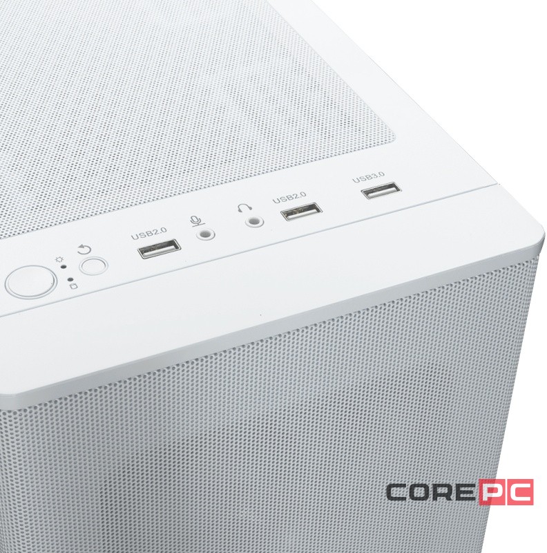 Компьютерный корпус XASTRA A300M 4ARGB-C6 WH TG White (A300M-4FG12A-C6-WH)