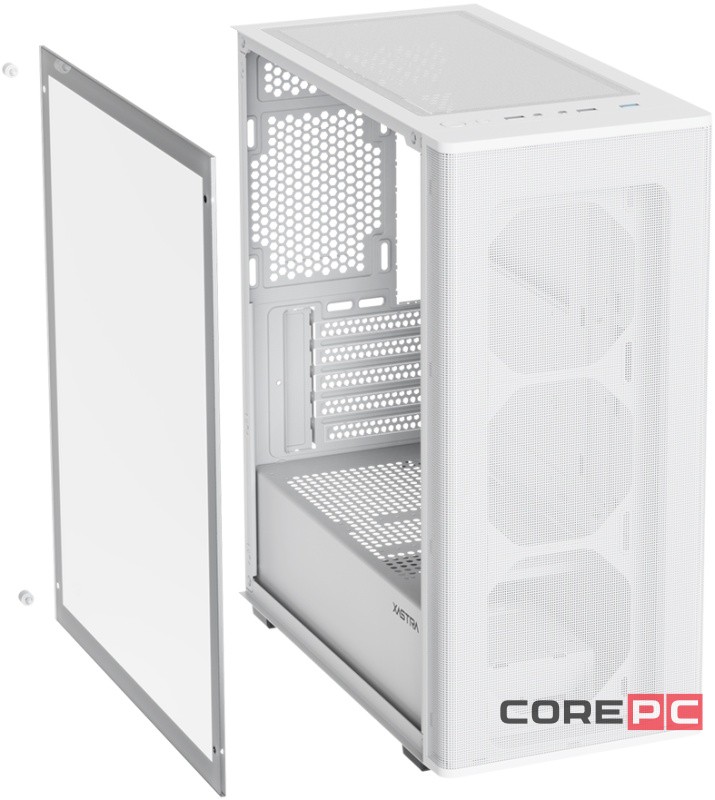Компьютерный корпус XASTRA A300M 4ARGB-C6 WH TG White (A300M-4FG12A-C6-WH)