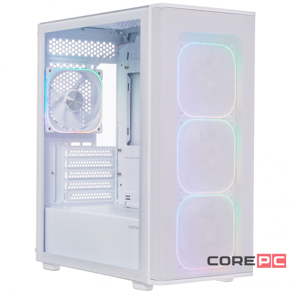 Компьютерный корпус XASTRA A300M 4ARGB-C6 WH TG White (A300M-4FG12A-C6-WH)