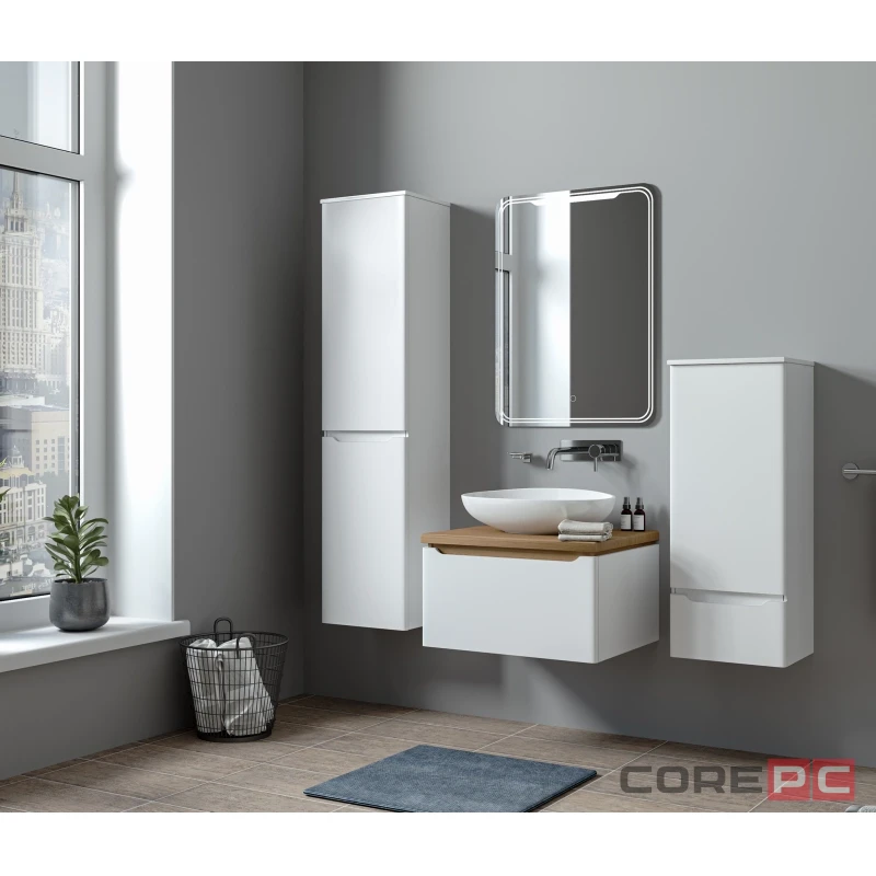 Зеркало MIXLINE Виктория 600х800 (ШВ) сенсорный выкл, светодиодная подсветка