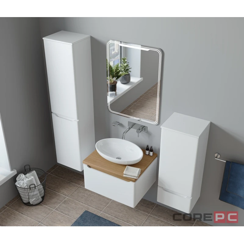 Зеркало MIXLINE Виктория 600х800 (ШВ) сенсорный выкл, светодиодная подсветка