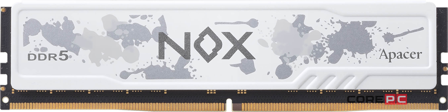 Оперативная память 16 Gb 6800 MHz Apacer NOX RGB White (AH5U16G62C532MWAA-1)
