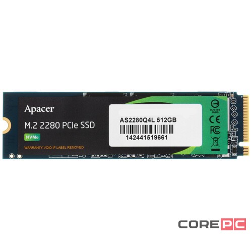 Твердотельный накопитель Apacer 512 Gb (AP512GAS2280Q4L-1)