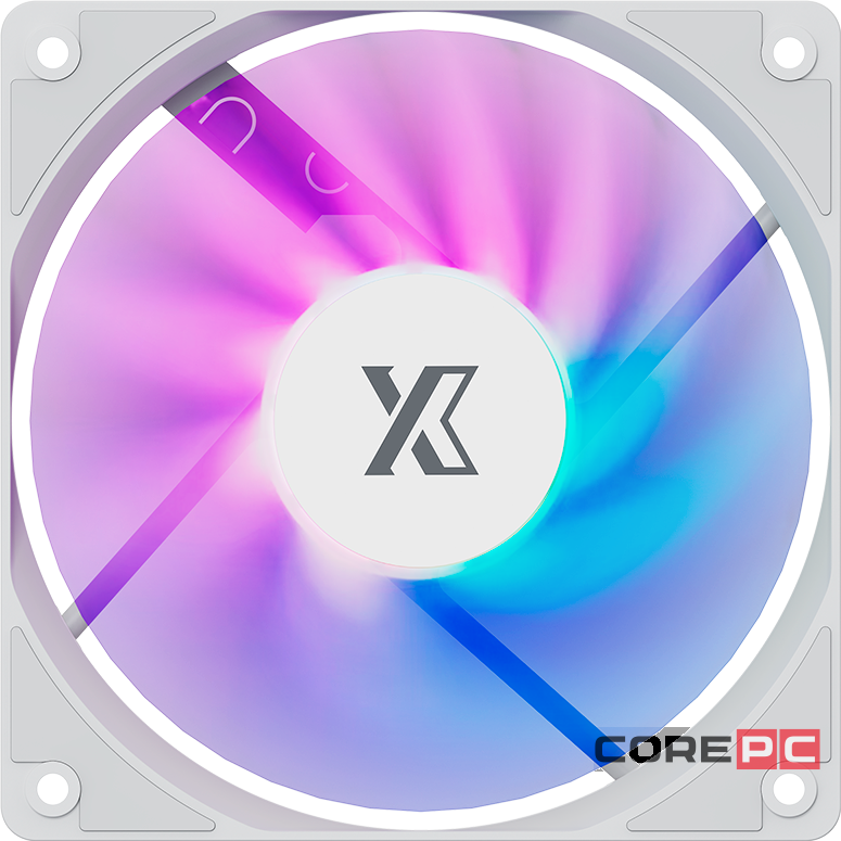Вентилятор для корпуса XASTRA FC120W ARGB reverse White (FC120-1WA-SRX-GL)