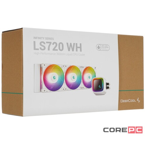 Система жидкостного охлаждения для процессора Deepcool LS720 WH ARGB R-LS720-WHAMNT-G-1