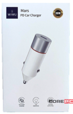 Автомобильное зарядное устройство WIWU Mars Type-C 30W (Wi-QC021) (белый)