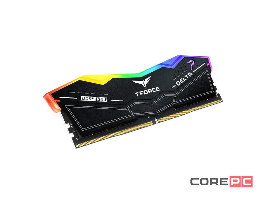 Оперативная память 64 Gb 6000 MHz Team Group T-FORCE DELTA RGB Black (FF3D564G6000HC38ADC01)