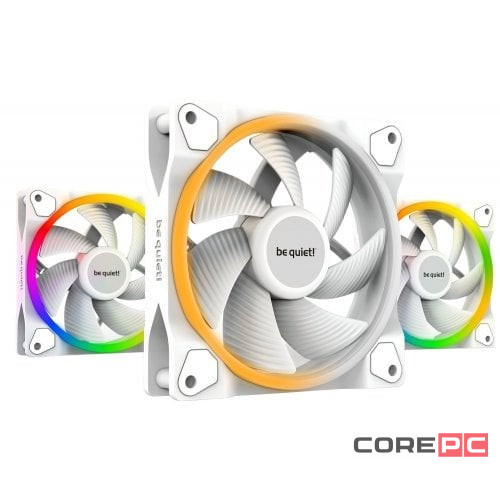 Комплект вентиляторов Be Quiet! LIGHT WINGS RGB White BL102