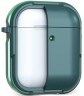 Чехол WiWU Defense Armor для AirPods 2 противоударный с карабином (зеленый)