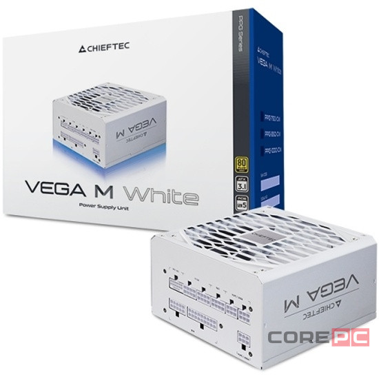 Блок питания Chieftec 750W Vega M White (PPG-750-CW) 16 Pin (PCIe 5.0 Connector Cable Details)