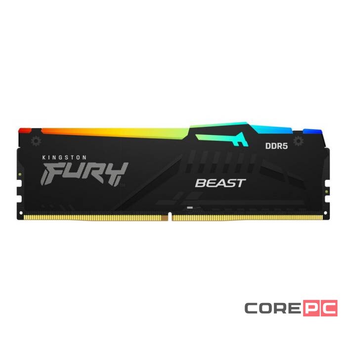 Оперативная память 16 Gb 4800 MHz Kingston FURY Beast RGB (KF548C38BBA-16)