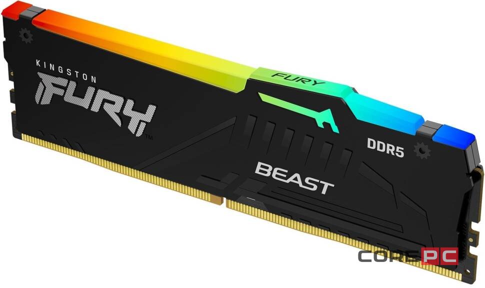 Оперативная память 16 Gb 4800 MHz Kingston FURY Beast RGB (KF548C38BBA-16)