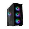 Компьютерный корпус Zalman Z10 DUO TG ARGB Black