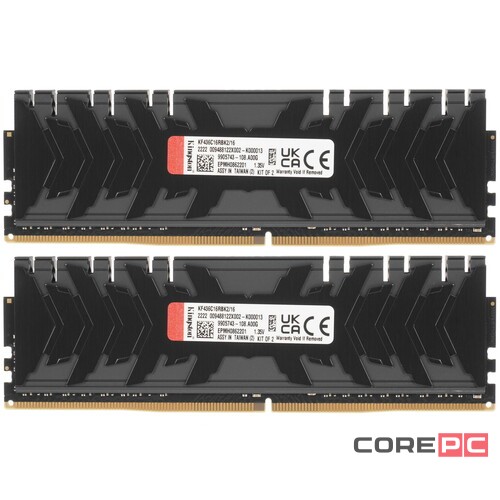 Оперативная память 16 Gb 3600 MHz Kingston FURY RENEGADE Black (KF436C16RBK2/16)