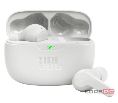 Беспроводные наушники TWS JBL Wave Beam белые