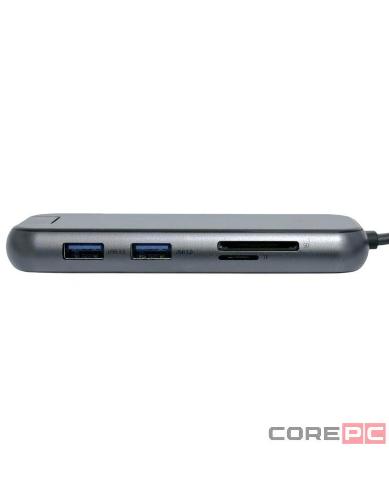 Переходник Baseus Multifunctional Hub 2xUSB-C USB3.0*2+SD+TF+HDMI*2+RJ45+Type-C (CAHUB-FZ0G)