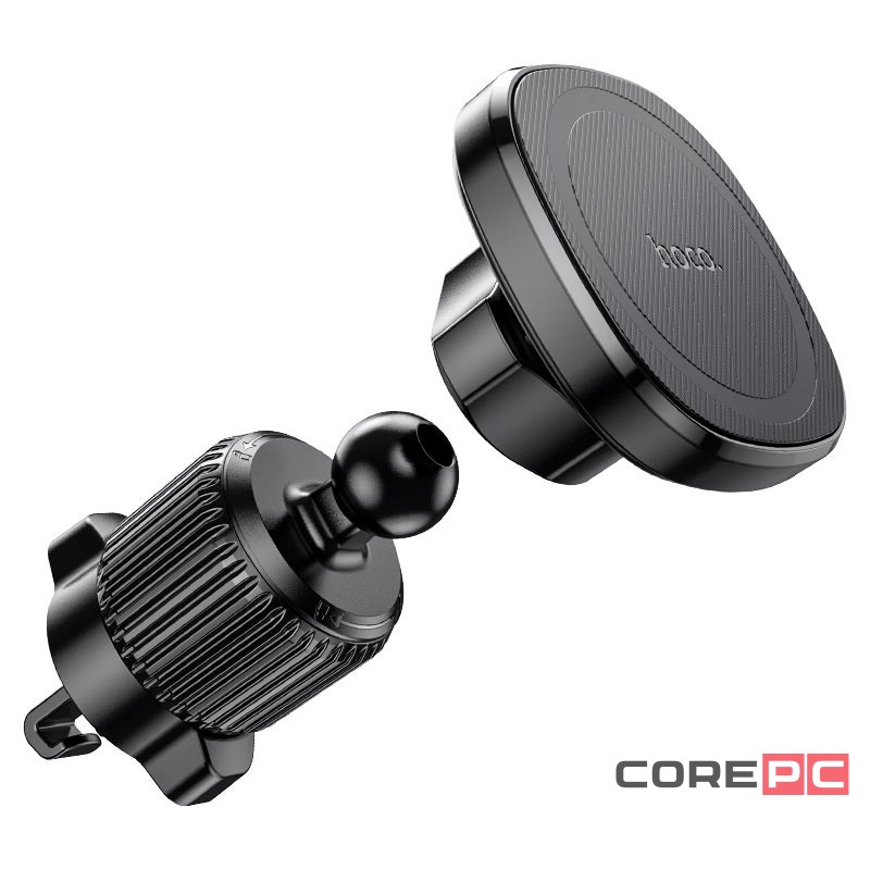 Держатель в автомобиль в воздуховод Hoco H34 магнитный черный