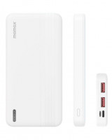 Powerbank Momax iPower PD 10000mAh 2USB/1C IP77W белый