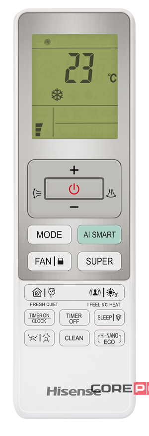 Внутренний блок настенного типа серии VISION PRO CARBON FREE Match DC Inverter AS-13UW4RXVQH01G(B)