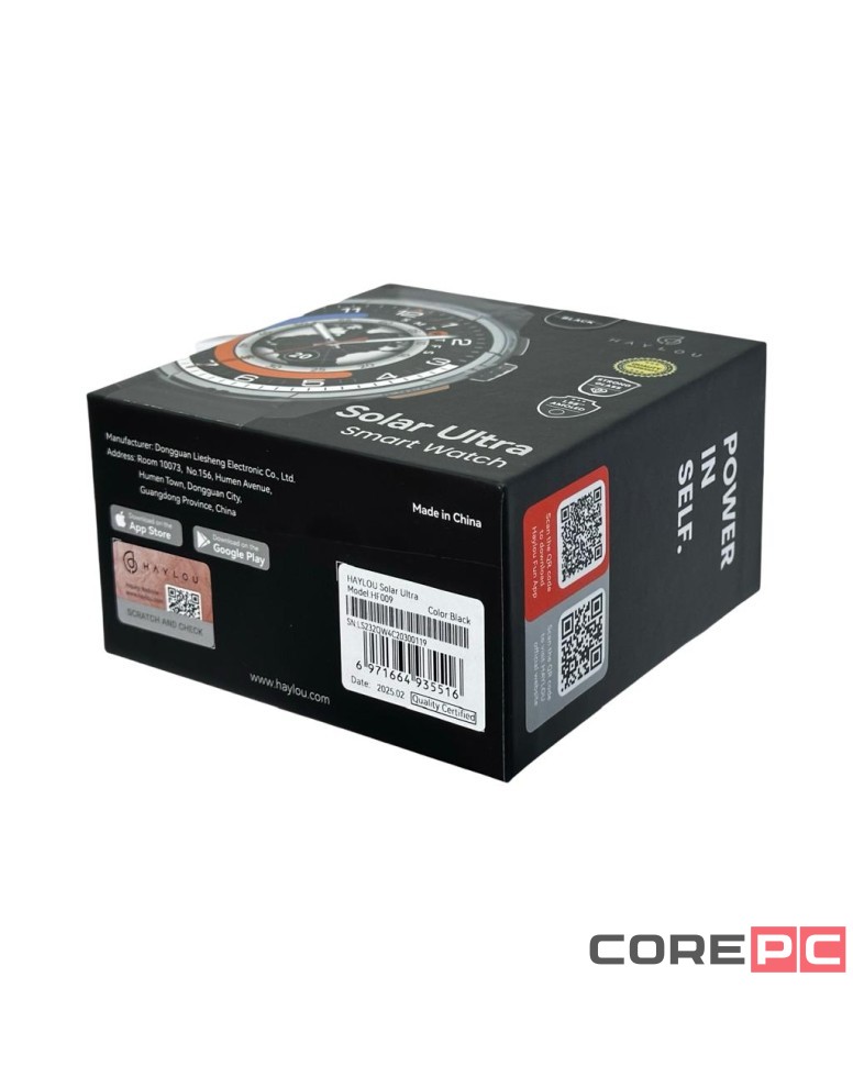 Умные часы Haylou Solar Ultra (LS23/HF009) черные