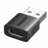Переходник USB3.0 (папа) на Type-C (мама) Ugreen US701 серый