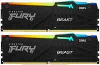 Оперативная память 16 Gb 6000 MHz Kingston FURY Beast RGB Black (KF560C40BBAK2-16)