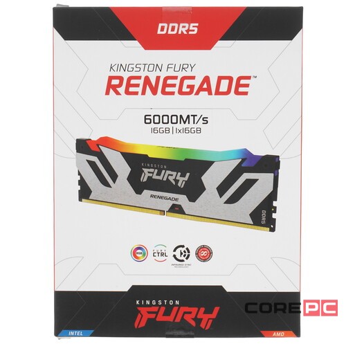 Оперативная память 16 Gb 6000 MHz Kingston FURY Renegade RGB (KF560C32RSA-16)