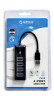 USB хаб Orico PW4U-U3-015-BK-BP USB3.0x4 черный