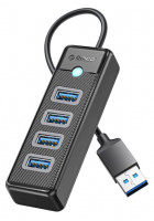 USB хаб Orico PW4U-U3-015-BK-BP USB3.0x4 черный