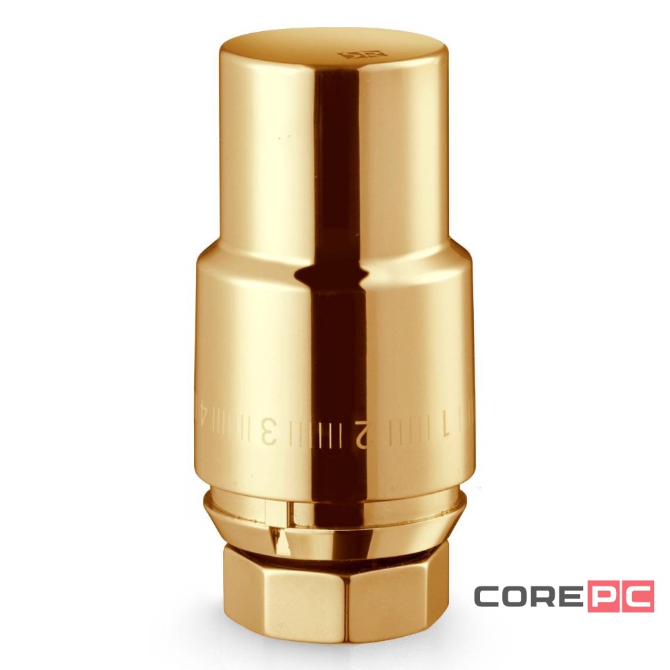 Термоголовка жидкостная Royal Thermo Design PRO М30х1,5 (золото)