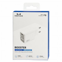 Сетевое зар. устр. Keephone Booster 1C Gan 20W белое