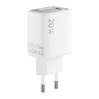 Сетевое зар. устр. Keephone Booster 1C Gan 20W белое