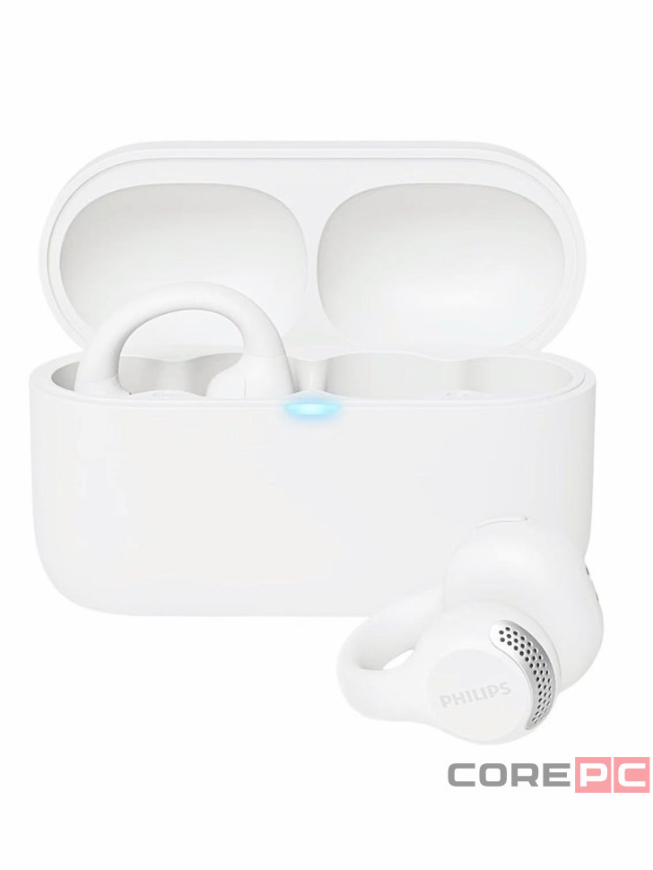 Беспроводные Bluetooth наушники-клипсы для спорта с открытым ухом Philips (TAQ2000WT) белый