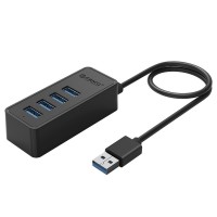 USB-хаб Orico W5P-U3-10 4xUSB3.0/MicroUSB черный