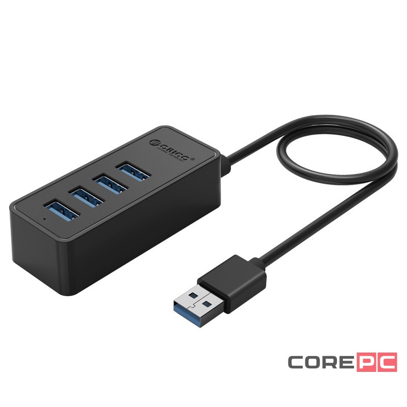 USB-хаб Orico W5P-U3-10 4xUSB3.0/MicroUSB черный