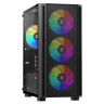 Компьютерный корпус XASTRA A402M 4FRGB Black (A402M-4FC12F-BK)