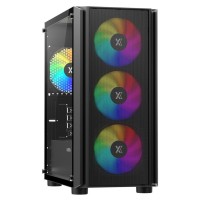 Компьютерный корпус XASTRA A402M 4FRGB Black (A402M-4FC12F-BK)