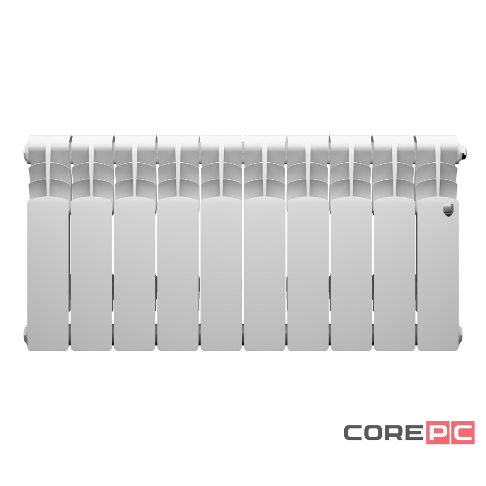 Радиатор биметалл Royal Thermo Revolution Bimetall 350 - 10 секц.