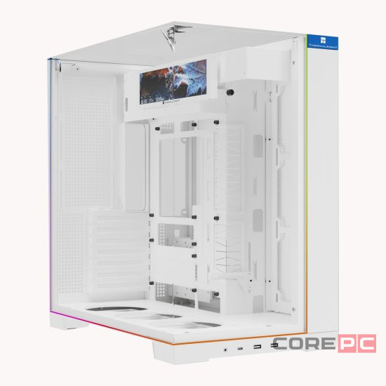 Компьютерный корпус Thermalright TR-A70 Vision TG ARGB LCD White (TRA70VW)