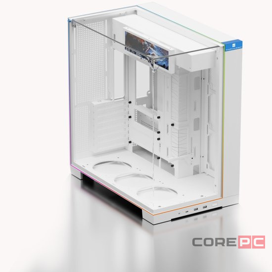 Компьютерный корпус Thermalright TR-A70 Vision TG ARGB LCD White (TRA70VW)