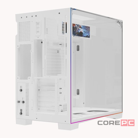 Компьютерный корпус Thermalright TR-A70 Vision TG ARGB LCD White (TRA70VW)