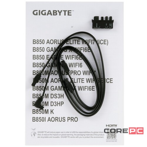 Материнская плата Gigabyte B850M GAMING X WIFI6E