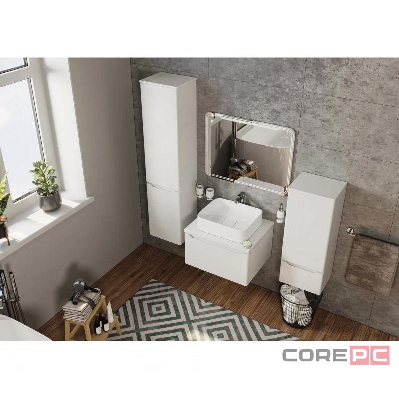 Зеркало MIXLINE Виктория 800х800 (ШВ) сенсорный выкл, светодиодная подсветка