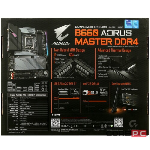 Материнская плата Gigabyte B660 AORUS MASTER DDR4