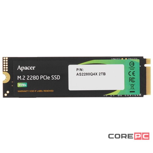 Твердотельный накопитель Apacer 2000 Gb (AP2TBAS2280Q4X-1)